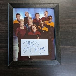StarTrek photo with Jeri Ryan autograph
